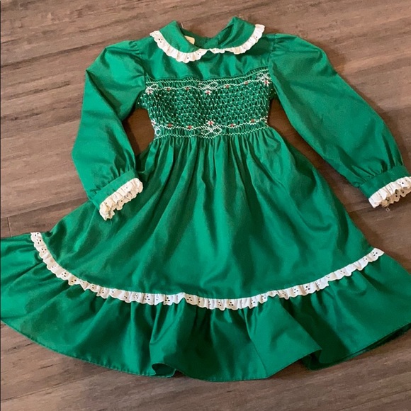 polly flinders hand smocked dress